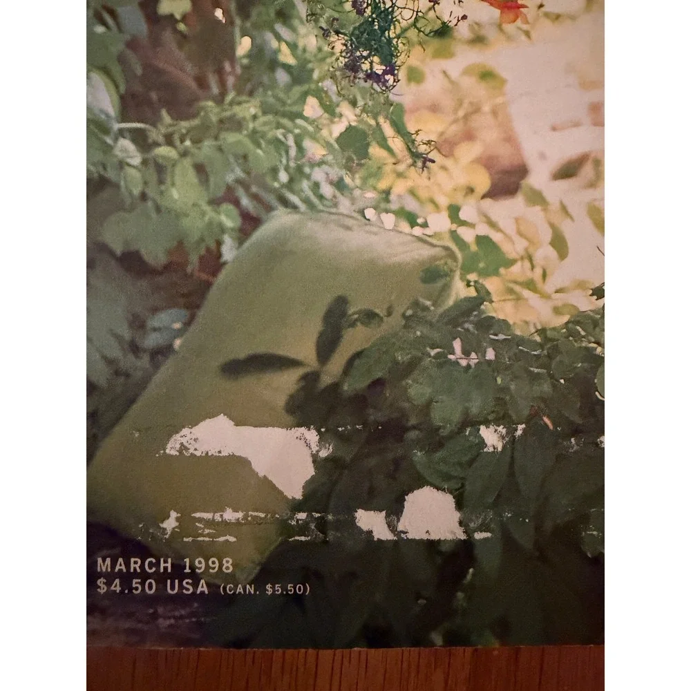 Martha Stewart Living Magazine March 1998 Special Gardening Issue Vintage